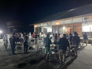 盛り上がりをみせる地域交流会