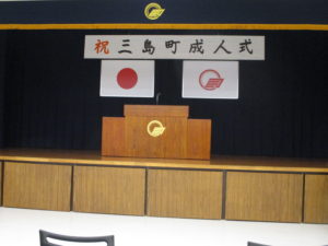 会場設営の様子1