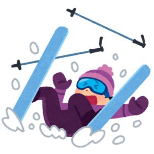 スキーのイラスト