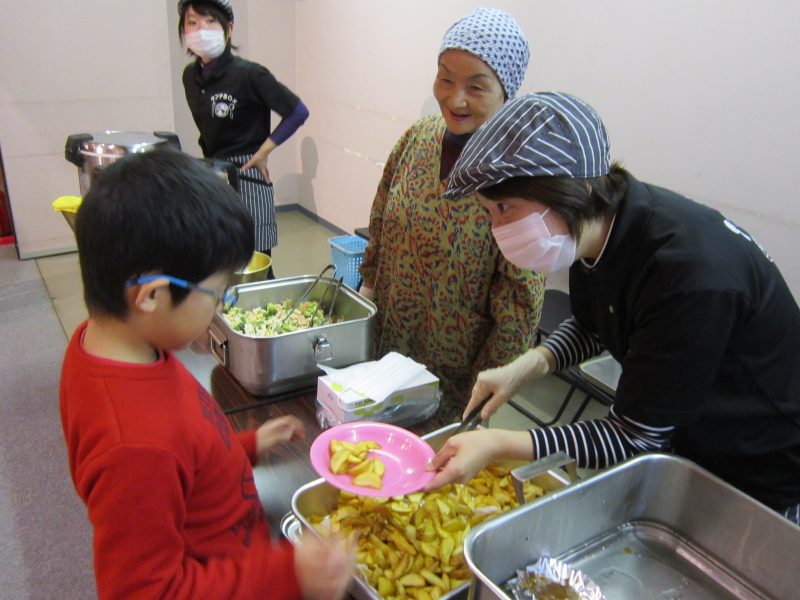 配膳の様子