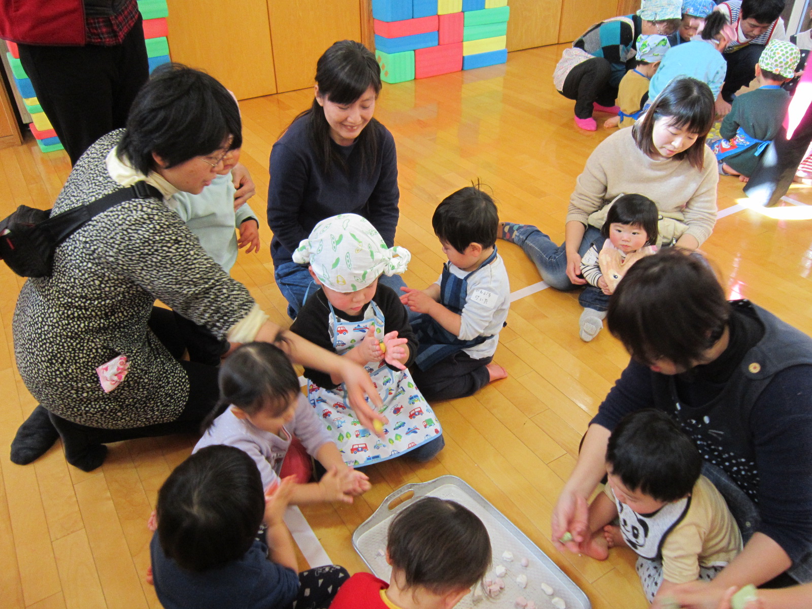 だんごさしを作っている様子6