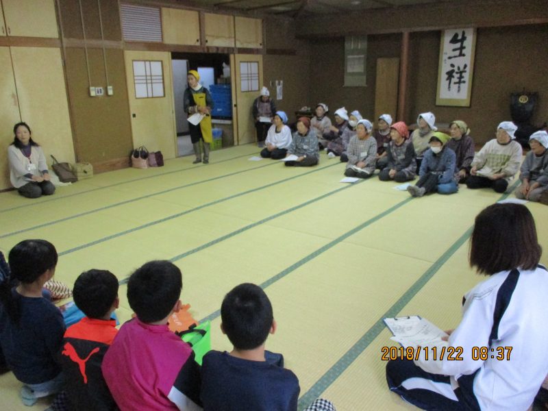 説明中の写真