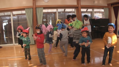 三島保育所豆まきの様子3