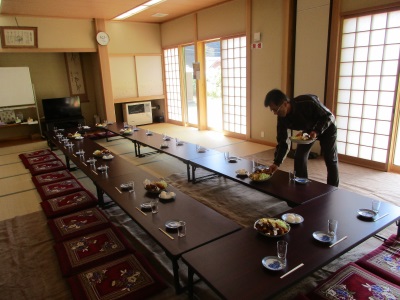 配膳の様子