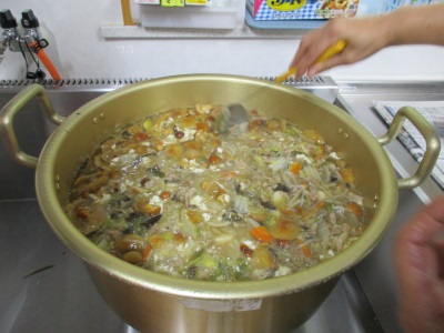 きのこ汁の写真