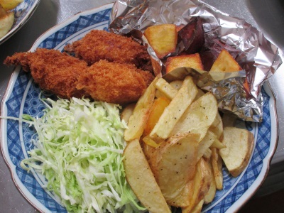完成した料理