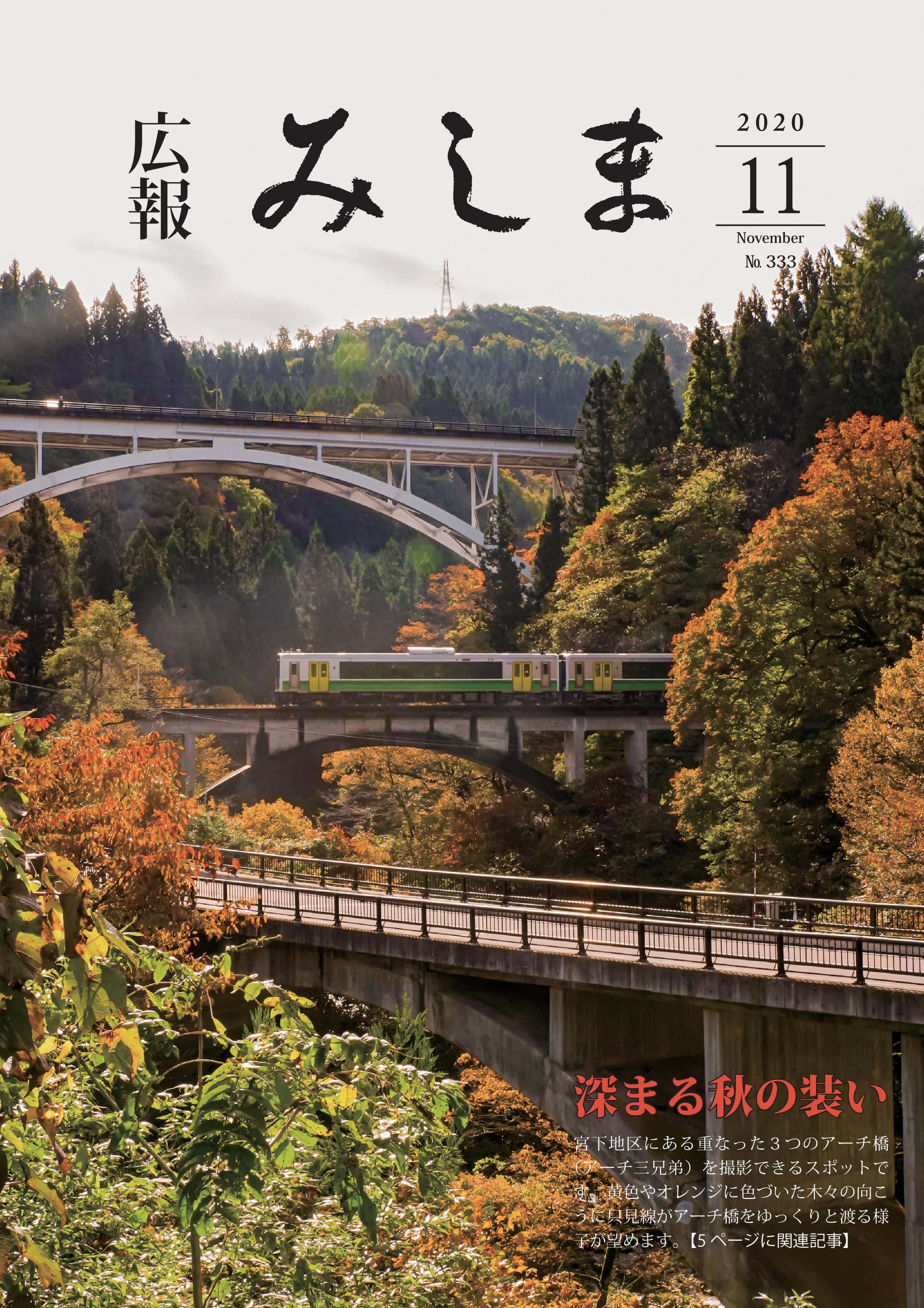 広報みしま令和2年度11月号表紙画像