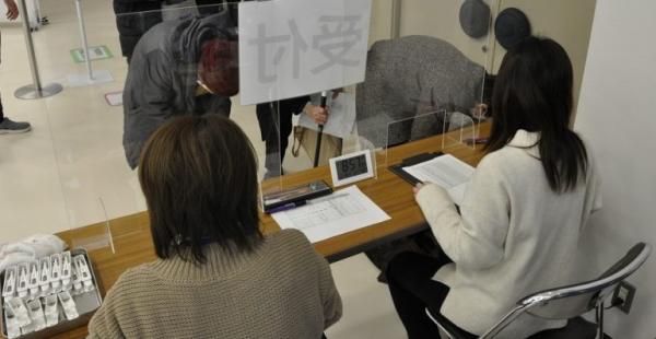 集団接種会場の様子1