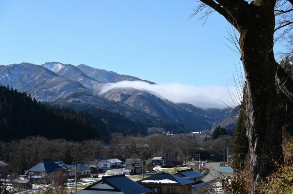 三島町の雪化粧した冬の風景3