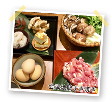 会津地鶏すき焼きの写真