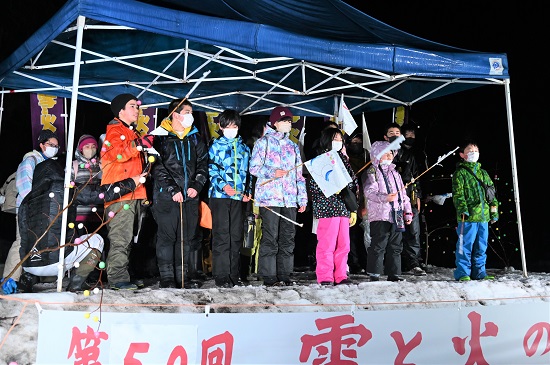 桧原地区と滝谷地区の掛け合い