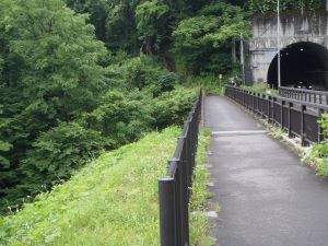 B地点へ向かう通路の画像