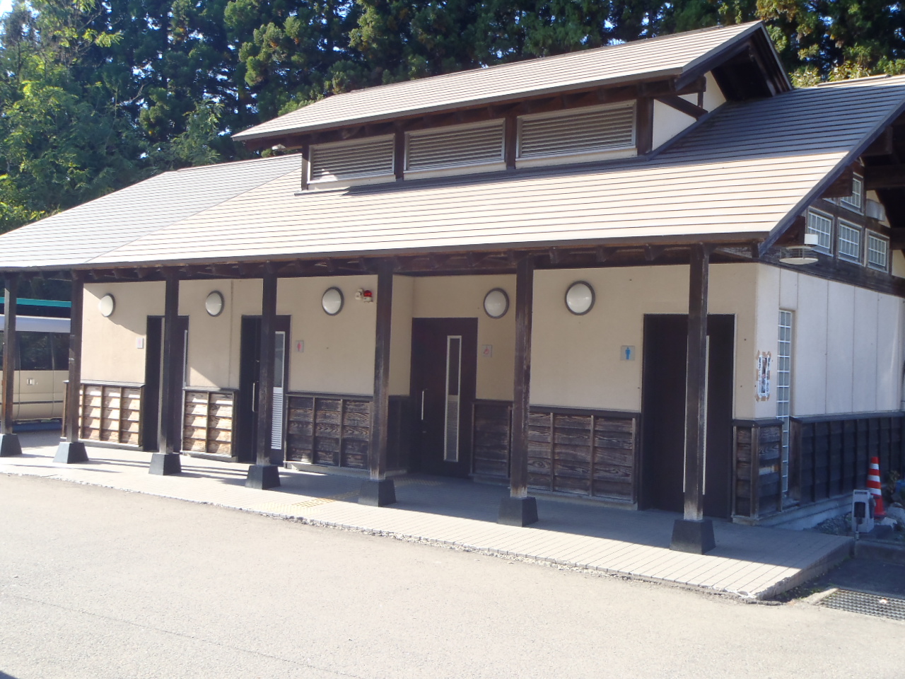 道の駅のトイレの画像