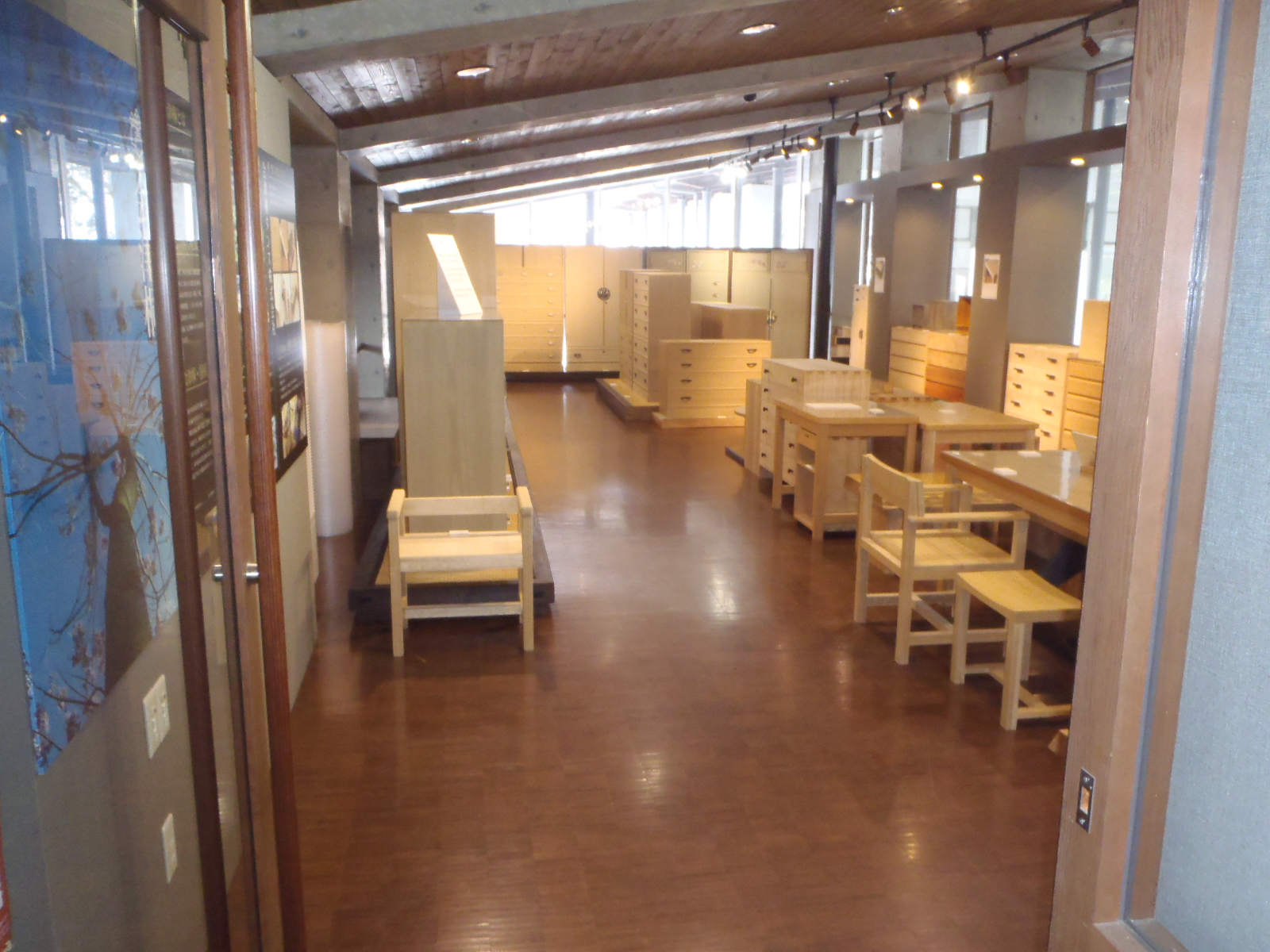 桐製品展示室の画像