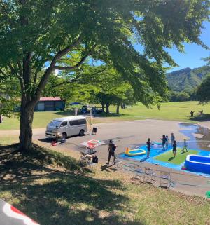 水遊びエリア