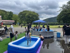 水遊びエリア