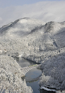 第一只見川橋梁の写真