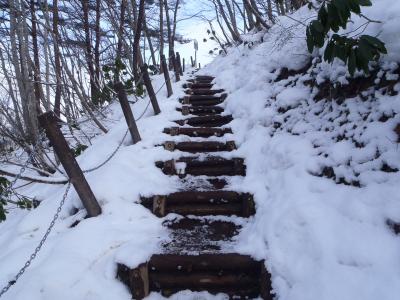 Ｃ地点までの階段の画像