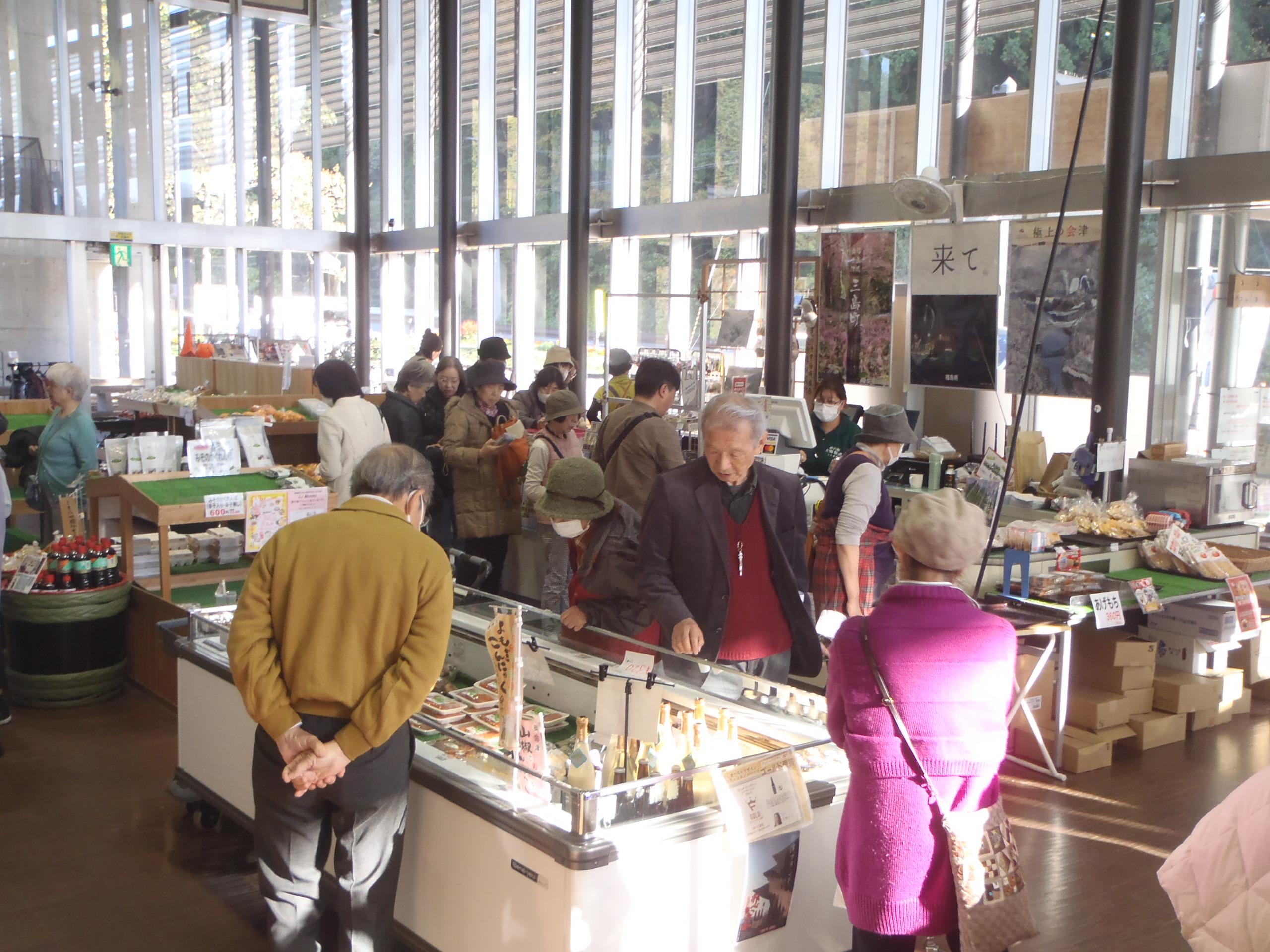 道の駅内部の画像