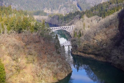 ビューポイントB地点からの第一橋梁の眺めの画像