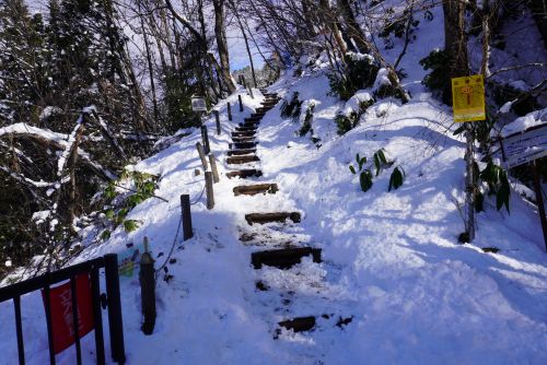 ビューポイント入口の階段の画像