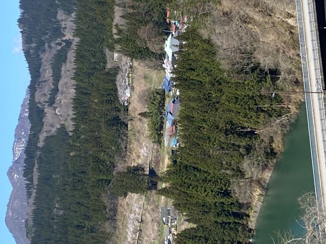 道の駅から望む大林ふるさとの山の画像