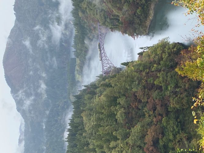 ビューポイントC地点から只見線通過の画像2