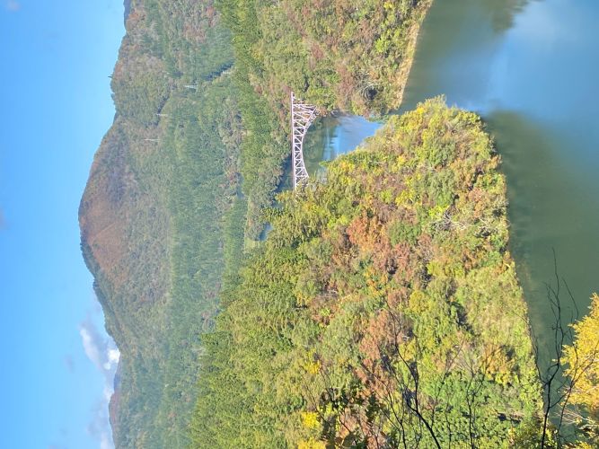 ビューポイントB地点から第一橋梁の眺めの画像